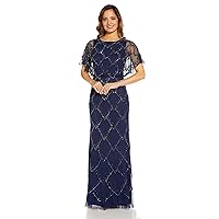 Adrianna Papell Women's Beaded Blouson Dress