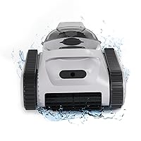 (2024 New) Seauto Seal Robotic Pool Vacuum, Wall-Climbing, Automatic Pool Cleaner, Suitable for Walls and Floors of 1614 Square Feet Pool（Gray Black）