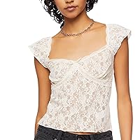 Sexy Women Lace See Through Crop Tops Y2K Sheer Mesh Short Sleeve T Shirts Going Out Tops Party Club Streetwear