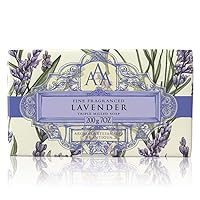 AAA Floral - Triple-Milled Luxury Soap Bar - Lavender - 200 g / 7 oz (SLS and Paraben Free)
