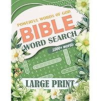 Powerful Words Of God Bible Word Search Large Print: Large Print Word Search Puzzle Book to Wellness and Self-Care with Positive, Powerful Bible Words, Puzzles Gifts For Christmas, Birthday