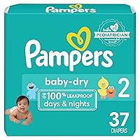 Pampers Baby Dry, Diapers, Size 2, 37 Count
