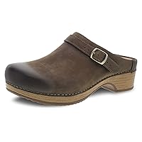 Dansko Berry Slip-On Mule Clogs for Women – Memory Foam and Arch Support for All -Day Comfort and Support – Lightweight EVA Oustole for Long-Lasting Wear