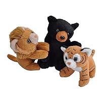 Unlikely Friendships Plush Lion, Tiger and Bear, Based on a True Story, Gift for Kids, Plush Toys