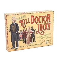 Kill Doctor Lucky, Deluxe 23rd and 3/4th Anniversary Edition, Family Board Game of Cold-Blooded Murder, For 2 to 8 Players