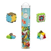 PLUS PLUS - Open Play Tube - 240 Piece Celebration Mix - Construction Building Stem/Steam Toy, Mini Puzzle Blocks for Kids
