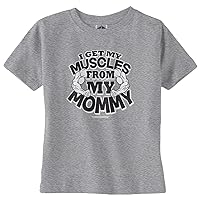 Threadrock Baby Boys' I Get My Muscles from My Mommy Infant T-Shirt