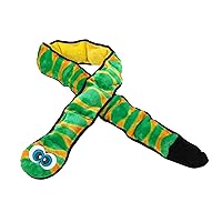 Outward Hound Durablez Green Snake Plush Dog Toy, XXL