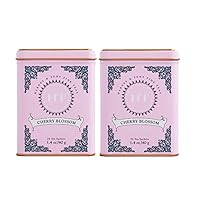 Harney & Son's Cherry Blossom Green Tea Tin 20 Sachets (1.4 oz ea, Two Pack) - Green Tea Blend with Notes of Cherries - 2 Pack 20ct Sachet Tins (40 Sachets)