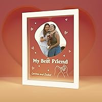 EGD Personalized Acrylic Plaque | Unique Personalized Valentines Day Gifts For Boyfriend Or Girlfriend | Custom Your Acrylic Plaque with Your Favorite Photo | Optional LED Lights