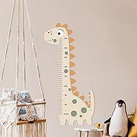 Dinosaur Growth Height Chart for Kids Boy Nursery Decor Wall Child Ruler Baby Shower Gift 1st 2nd 3rd Birthday (Dinosaur)