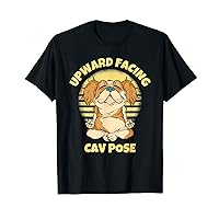 Upward Facing Cav Pose - Yoga Cavalier King Charles Spaniel T-Shirt