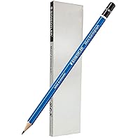 STAEDTLER Mars Lumograph B Graphite Art Drawing Pencil, 6 Pencils