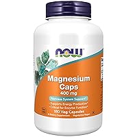 Supplements, Magnesium 400 mg, Enzyme Function*, Nervous System Support*, 180 Veg Capsules
