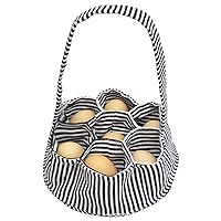Egg Basket for Fresh Eggs, Fabric Egg Collecting Basket Bags with 7 Pouches Portable Eggs Holder Bag for Chicken Hen Duck Goose Eggs Family Garden Farms Egg Collecting Basket Egg Collecting Basket Eg