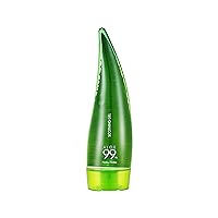 Holika Holika Aloe 99% Soothing Gel, 8.5 Ounce, 250ml - No Sticky 99% Aloe Vera Sunburn Relief - Moisturizing, Fast Absorbing for Face, Skin, Body&Hair