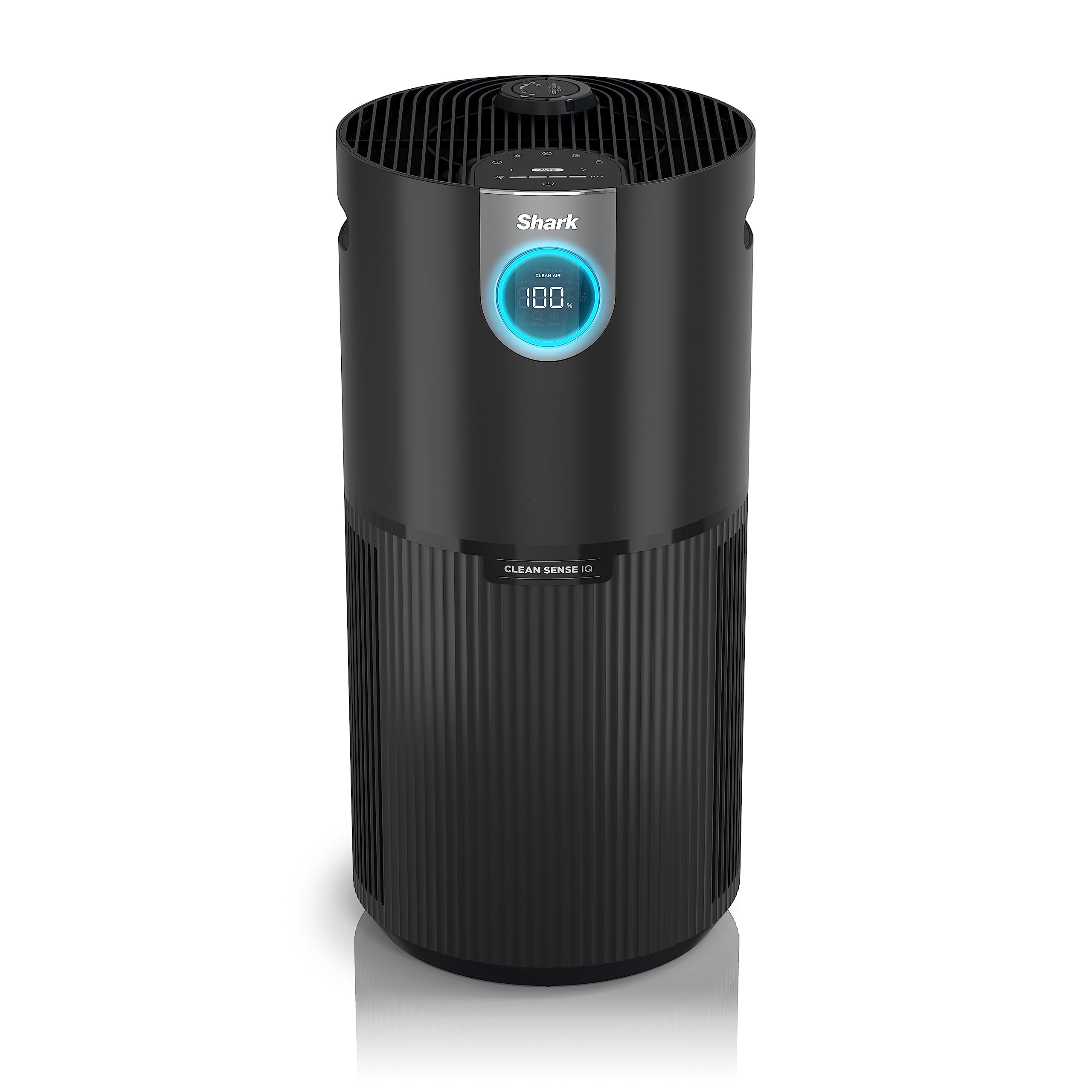 Shark HP232 Clean Sense Air Purifier MAX with Odor Neutralizer Technology, Allergies, HEPA Filter, 1200 Sq Ft, XL Room, Whole Home, Captures 99.98% of Particles, Allergens, Smells & More, Grey