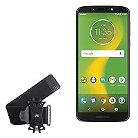 BoxWave Holster Compatible with Motorola Moto G6 Forge - ActiveStretch Sport Armband, Adjustable Armband for Workout and Running - Jet Black