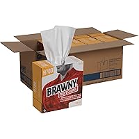 Brawny Industrial Medium-Weight HEF Shop Towel by GP PRO (Georgia-Pacific), 25070, White, 9.1
