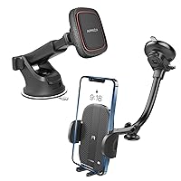 APPS2Car Sturdy Dashboard Windshield Suction Cup Car Phone Holder Mount