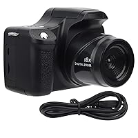 24 megapixel Digital Camera with 3.0 inch LCD Screen 18X Zoom HD SLR Camera Long Focal Length Portable Digital Camera(Standard Edition)