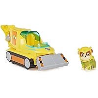 Paw Patrol Aqua Pups Rubble Transforming Hammerhead Shark Vehicle with Collectible Action Figure, Kids’ Toys for Ages 3 and up