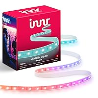 innr Zigbee LED Strip, 2 m, Colour, Works with Philips Hue*, Alexa, Hey Google (Bridge Required) Smart LED Strip 2 m, RGB Light Strip, Dimmable, FL 122 C