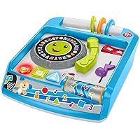 Laugh & Learn Remix Record Player, Musical Toy with Learning Content for Infants and Toddlers Ages 6 to 36 Months