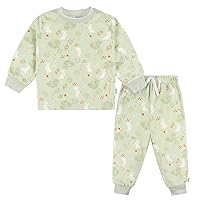 Gerber Baby Girls 2-Piece Fleece Pajamas Pants Set