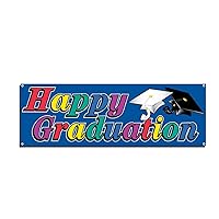 Happy Graduation Sign Banner Party Accessory (1 count) (1/Pkg)
