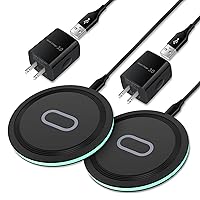 15W Wireless Charger Pixel Fast Charging Station for Google 8 Pro 7 Pro 7A 6 Pro 5 4XL,Wireless Charger Pad with QC Adapter for iPhone 15 14 Pro Max 13 12,Samsung Galaxy S24 S23 FE S22 S21 S20 Note 20
