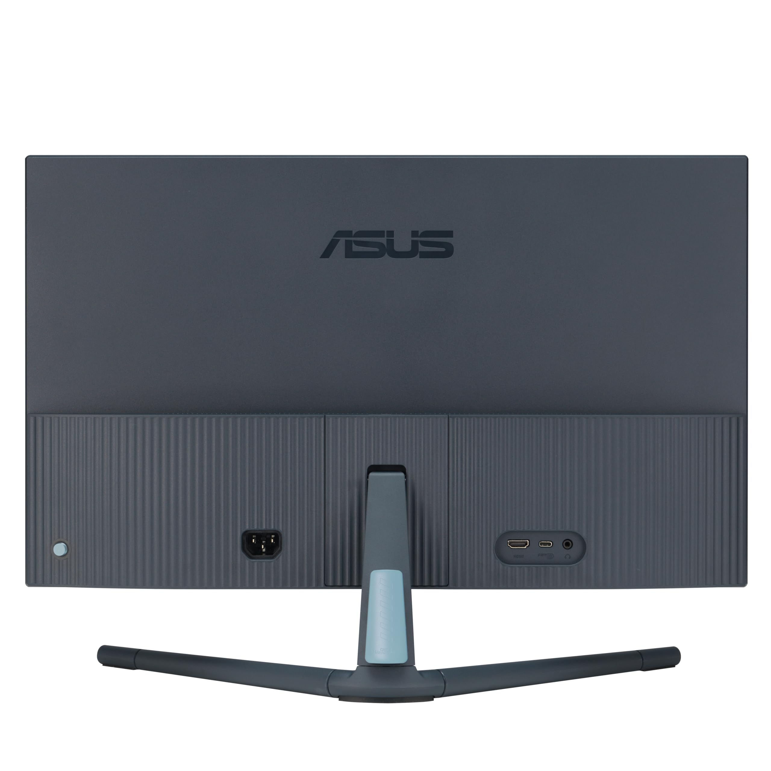 ASUS 24” 1080P Eye Care Monitor (VU249CFE-B) - Full HD, IPS, 100Hz, Adaptive-Sync, USB-C, Ambient Light Sensor, Height Adjustable, Cable Clip, EyeCare+ Technology, 3 Year Warranty, Quiet Blue Color