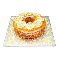 Restaurantware Pastry Tek 12 Inch Cake Board 1 Durable Cake Drum - Square Covered Edges Metallic Silver Paper Cake Base Disposable For Birthdays Weddings Or Parties