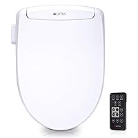 Smart Bidet ATS-500 Remote Heated Seat, Temperature Controlled Wash, Warm Air Dryer, Easy DIY Installation, Made in Korea, One Size Fit