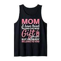 Mothers Day Shirt for Mom from Daughter Son Kids Best Mom Tank Top
