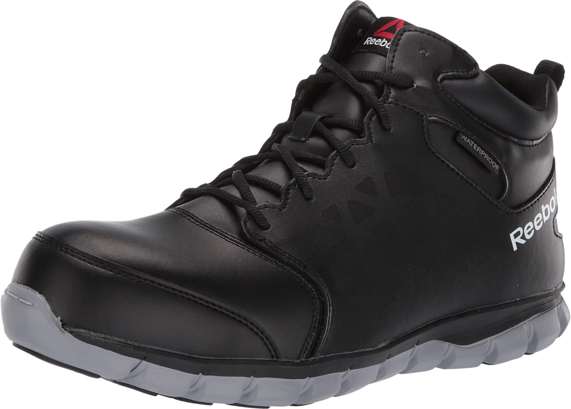 Reebok Men's Sublite Cushion Work Safety Toe Athletic Waterproof Mid-Cut Industrial & Construction Boot