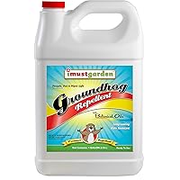 I Must Garden Groundhog/Woodchuck Repellent 1 Gallon Ready-to-Use Refill: All Natural Spray for Gardens, Plants, and Lawns – Pleasant Scent