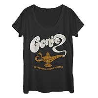 Fifth Sun Disney Aladdin Live Action Genie Women's Short Sleeve Tee Shirt