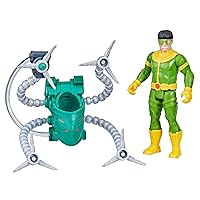 Marvel Spider-Man Aqua Web Warriors 4-Inch Doc Ock Action Figure with Refillable Water Gear Accessory, Action Figures for Boys and Girls 4 and Up