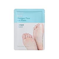 THE FACE SHOP Smile Foot Mask | Retain Feet Smoothness | Extreme Feet Moisturizing | 2 ct.,K-Beauty