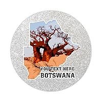 50 Pieces Botswana Landscape Vinyl Sticker Decal City Travel Sticker Decal Downtown City State Waterproof Customized Sticker Vinyl Pack Decals for Laptop Waterbottle Moto Bicycle 4inch