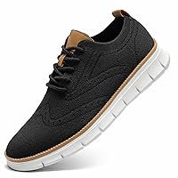 Mens Casual Shoes Oxfords Business Walking Dress Sneakers Fashion Mesh Comfortable Lightweight Soft Sole