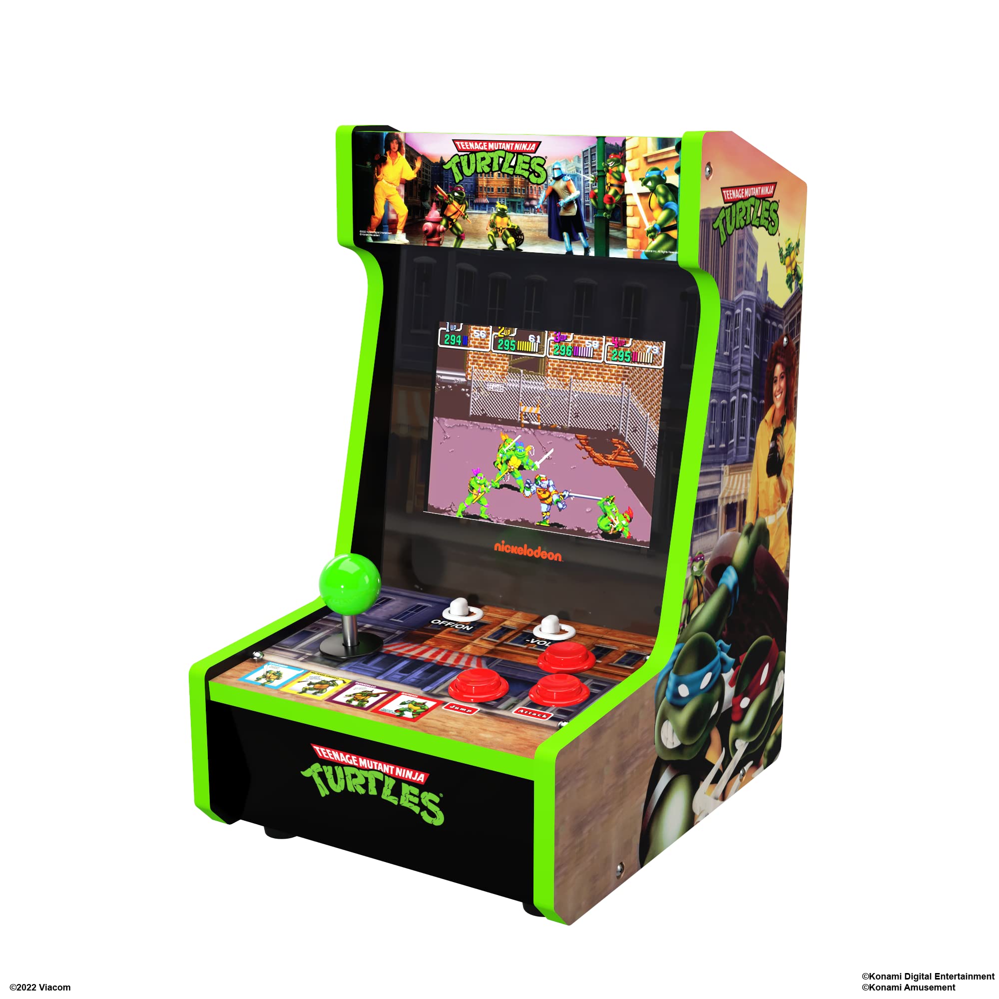 Arcade1UP Teenage Mutant Ninja Turtles Countercade 2 Games in 1
