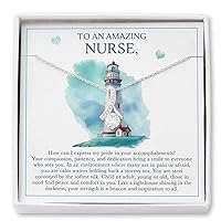 Unique Gift For Nurse, Ribbon Necklace, To An Amazing Nurse, Registered Nurse Meaningful Thoughtful Jewelry Gift, ICU Nurse Practitioner