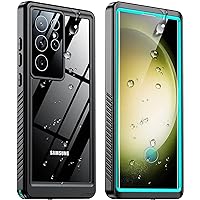 for Samsung Galaxy S23 Ultra Case Waterproof,Built-in Screen Protector Full Protection Heavy Duty Shockproof Anti-Scratched Rugged Case for Galaxy S23 Ultra 5G 6.8'' 2023, Teal