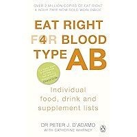 Eat Right for Blood Type AB: Individual Food, Drink and Supplement Lists Eat Right for Blood Type AB: Individual Food, Drink and Supplement Lists Paperback