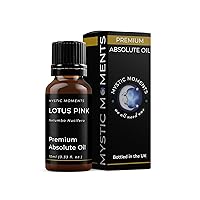 Mystic Moments | Lotus Pink Absolute Oil 10ml (Nelumbo nucifera) Pure & Natural Absolute Oil for Skincare, Perfumery & Aromatherapy