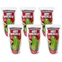 Van Holten's Pickles - Jumbo Hot Pickle-In-A-Pouch - 6 Pack