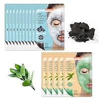 Deep Purifying O2 Bubble Mask Charcoal & Green tea (15 Pack)