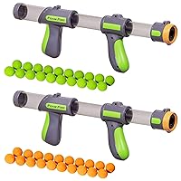 Official Foam Fire Blasters - 2 Pack Toy Blasters & Replacement Bullet Balls – Fun for Accuracy Games and GoSports Foam Fire Shooting Games